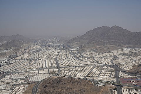 Tents for pilgrims in Mina